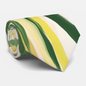 ボホ赤面グリーントロピカルパーム離れビーチ ネクタイ (ロール)