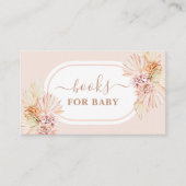 ボホ赤面デザートブック赤ちゃんガールカード エンクロージャーカード (正面)