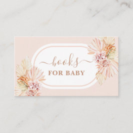 ボホ赤面デザートブック赤ちゃんガールカード エンクロージャーカード