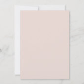 ボホ赤面パンパスグラスとドライフラワー 招待状 (裏面)