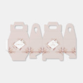 ボホ赤面パンパスグラス結婚式の引き出物ボックス フェイバーボックス (折り畳みなし)