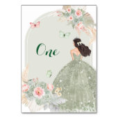 ボホ赤面ピンクセージグリーンキンセアニラ テーブルナンバー (裏面)