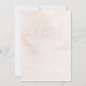 ボホ赤面ピンクパープルキャノピー結婚の詳細カード 招待状 (裏面)