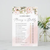 ボホ赤面ピンクフローラ金ゴールドミイラまたはパパのゲーム (スタンド正面)