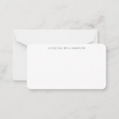 ボホ赤面フローラムーン名前をカスタムするギフトエンクロージャー ノートカード (正面)