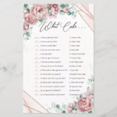 ボホ赤面フローラユーカリ金ゴールドフレーム何ケーキ (裏面)