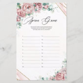 ボホ赤面フローラユーカリ金ゴールド枠エプロンゲーム (正面)