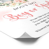 ボホ赤面ベビーゾウ言わない男の子または女の子 ポスター (角)