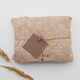 ボホ赤面ベージュゴールデン絵を描ストローク#D6AEA3 薄葉紙