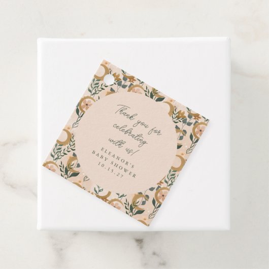 ボホ赤面ボタニカルムーンカスタムベビースワ感謝していーシャワー フェイバータグ (インサイチュ)