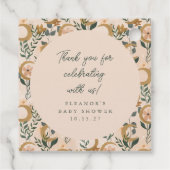 ボホ赤面ボタニカルムーンカスタムベビースワ感謝していーシャワー フェイバータグ (裏面)