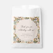 ボホ赤面ボタニカルムーンカスタムベビースワ感謝していーシャワー フェイバーバッグ (正面)