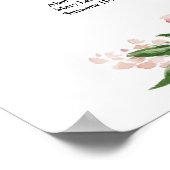 ボホ赤面結婚の座席表 ポスター (角)