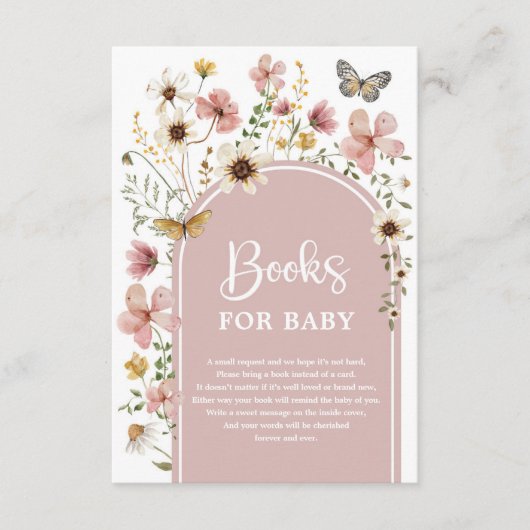 ボホ赤面野草草牧草童子のための本 エンクロージャーカード (正面)