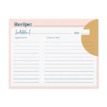 ボホ赤面&マスタードプレミアムレシピカード