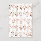 ボホ野花 エンクロージャーカード (裏面)