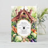 ボホ野菜農家市場誕生日 招待状 (スタンド正面)
