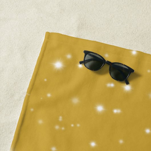 ボホ金ゴールドスターライト ビーチタオル (インサイチュ)