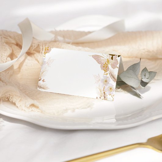 ボホ金ゴールドフローラ蝶座席表 プレイスカード