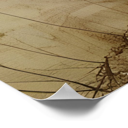 ボホ金ゴールド女神美的ウォールアート ポスター (角)