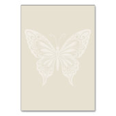 ボホ開花とヴィンテージ結婚誓 テーブルナンバー (裏面)