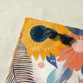 ボホ開花カスタムビーチタオル ビーチタオル (インサイチュ)