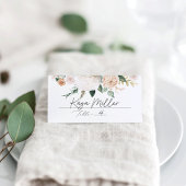 ボホ開花モダンフローラ結婚ズ プレイスカード