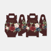 ボホ開花 |ダークエレガント・レッドとネイビーありがとう フェイバーボックス (折り畳みなし)