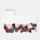 ボホ開花 |ブルゴーニュと海軍の愛と感謝してい フェイバーボックス (折り畳みなし)