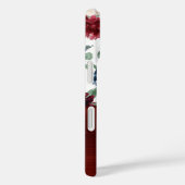 ボホ開花 |マルサラエレガントレッドパターンモノグラム Case-Mate iPhoneケース (裏面 / 右)