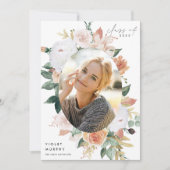 ボホ開花 |写真の卒業 案内状 (正面)