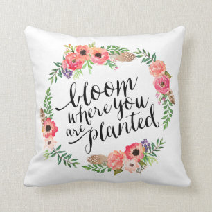 ボホ開花  装飾用クッション クッション