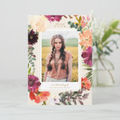 ボホ開花 | 2024卒業写真のお知らせ 案内状 (スタンド正面)