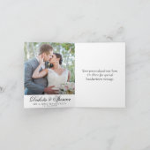 ボホ開花 | Burgundy and Navy 2 Photo Love and サンキューカード (内部)