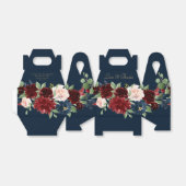 ボホ開花 | Dark Navy素朴とRedありがとう フェイバーボックス (折り畳みなし)