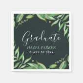 ボホ離れパーソナライズされた卒業式 スタンダードカクテルナプキン (正面)