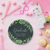 ボホ離れパーソナライズされた卒業式 ペーパープレート (パーティー)