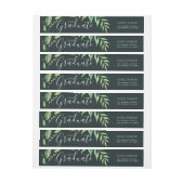 ボホ離れパーソナライズされた差出人住所 ラップアラウンドラベル (シート)