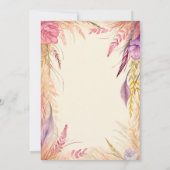 ボホ離れ女子国際的デイブランチ 招待状 (裏面)