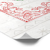 ボホ飾スタイルエレファントアート ポスター (角)