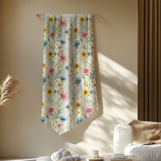 ボホ魅力的ーは彼女が崇拝するギフトを投げる フリースブランケット