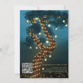 ボホ魔法の魔法の魔法の森の結婚森の森 招待状 (裏面)