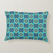 ボホ鮮やかシック幾何学模様 アクセントクッション (裏面)