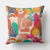 ボホ鮮やか色 クッション (裏面)