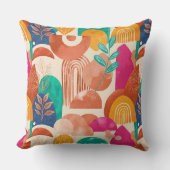 ボホ鮮やか色 クッション (正面)