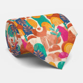 ボホ鮮やか色 ネクタイ (ロール)