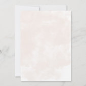 ボホ4月のシャワーが花の赤ちゃんシャワーをもたらす サンキューカード (裏面)