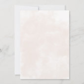 ボホ4月のシャワー私の花の赤ちゃんシャワーをもたらす 招待状 (裏面)