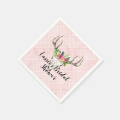 ボホ アイランド スカル ブライダル シャワー スタンダードカクテルナプキン (角)