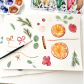 ボホ ウィンター ドライ シトラス フラワーブライダル ウェルカム ポスター